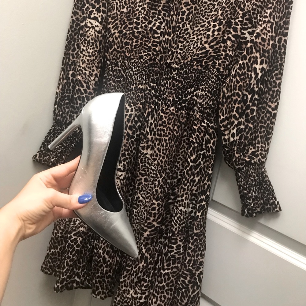 Caballero Collection print dress with tag.